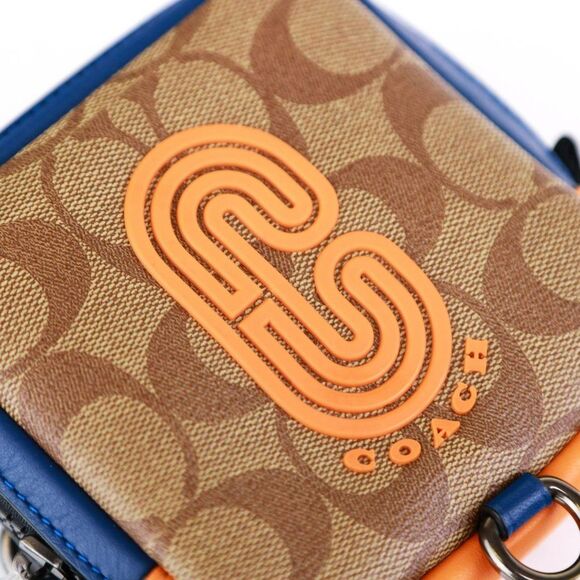 NEW Coach Signature PATCH Square Orangizer Card Pouch - Picture 1 of 7